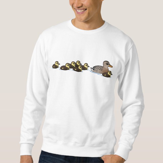 Mallard & seven ducklings sweatshirt (Front)