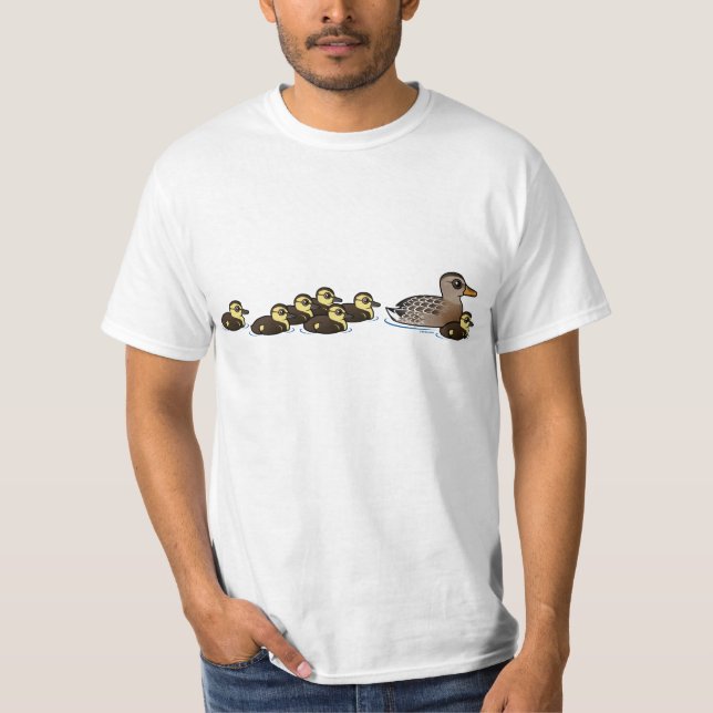 Mallard & seven ducklings T-Shirt (Front)