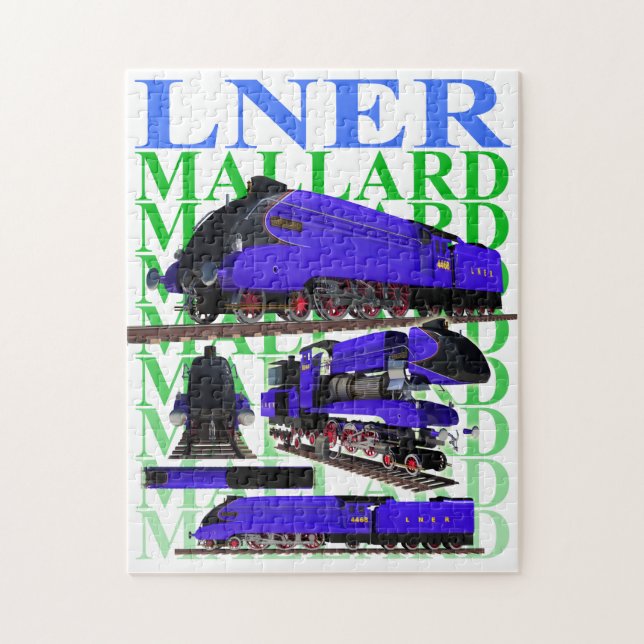 Mallard train, record breaker jigsaw puzzle (Vertical)