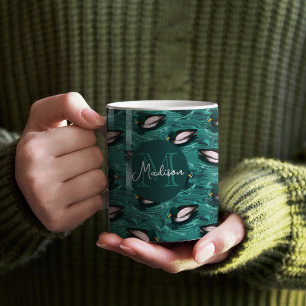 Mallards Swimming in the Water Pattern Coffee Mug