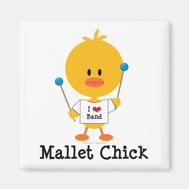 Mallet Chick Magnet (Front)