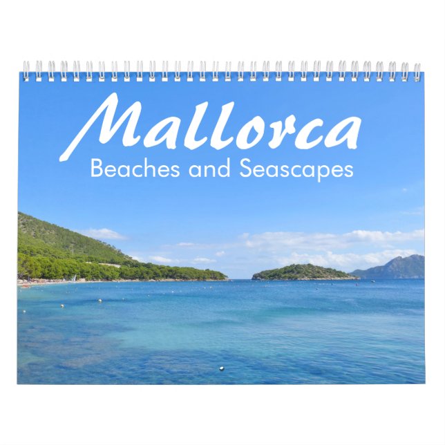 Mallorca, Beaches and Seascapes - Calendar (Cover)