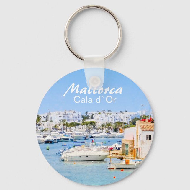 Mallorca Cala d`Or Souvenir Keychain (Front)