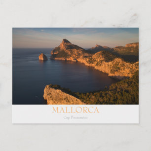 Mallorca - Cap Formentor postcard with text