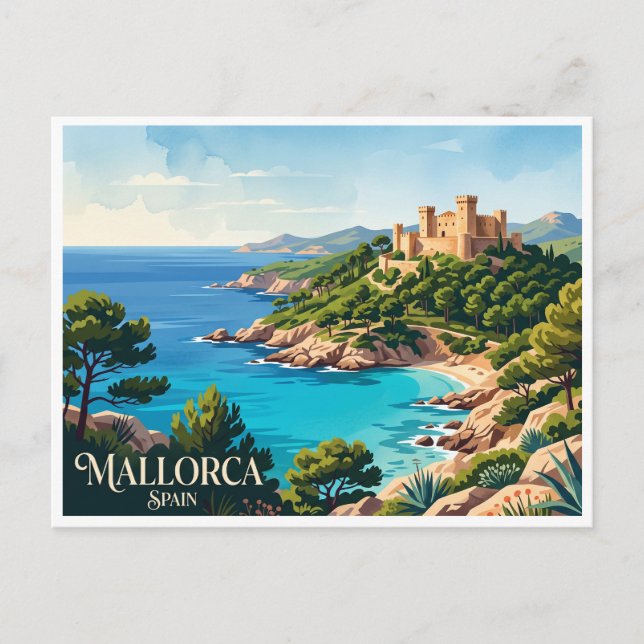 Mallorca Capdepera Spain Postcard (Front)