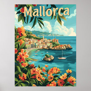 Mallorca Coast Poster
