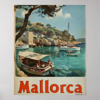 "Mallorca Coastal Bliss Vintage Postcard"