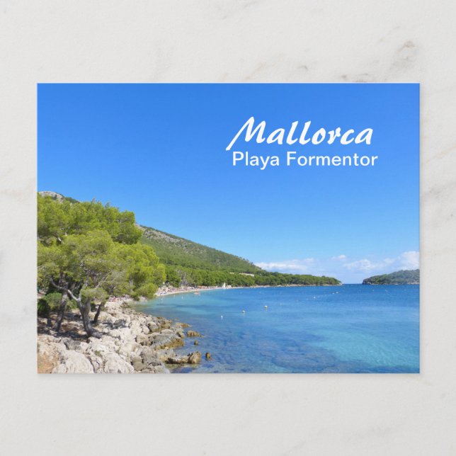 Mallorca, Playa Formentor - Postcard (Front)