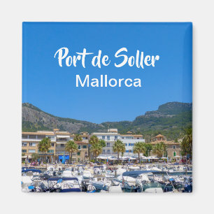 Mallorca Port de Soller Harbour Magnet