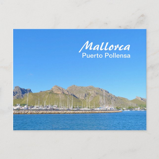 Mallorca, Puerto Pollensa - Postcard (Front)