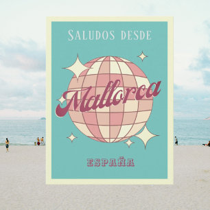 Mallorca Spain España retro vintage Postcard