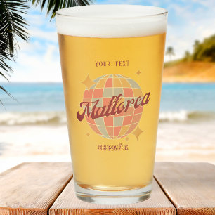 Mallorca Spain holiday party souvenir beer Glass