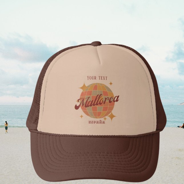Mallorca Spain Holiday Party Vacation Retro Trucker Hat (Creator Uploaded)