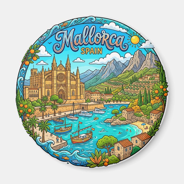 Mallorca Spain Magnet (Front)