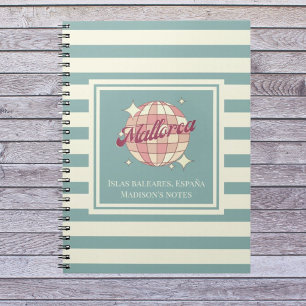 Mallorca Spain Majorca summer holiday Notebook