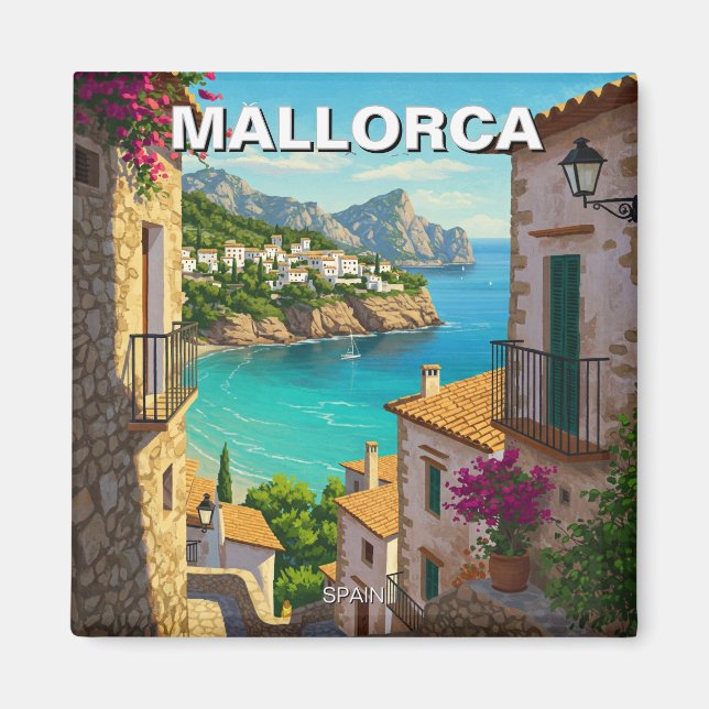 Mallorca Spain Travel Magnet (Front)
