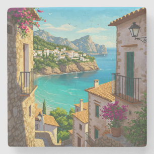 Mallorca Spain Travel Stone Coaster