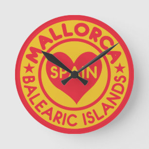 MALLORCA Spain wall clock
