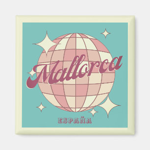Mallorca Spanish island España vintage Postcard Ma Magnet