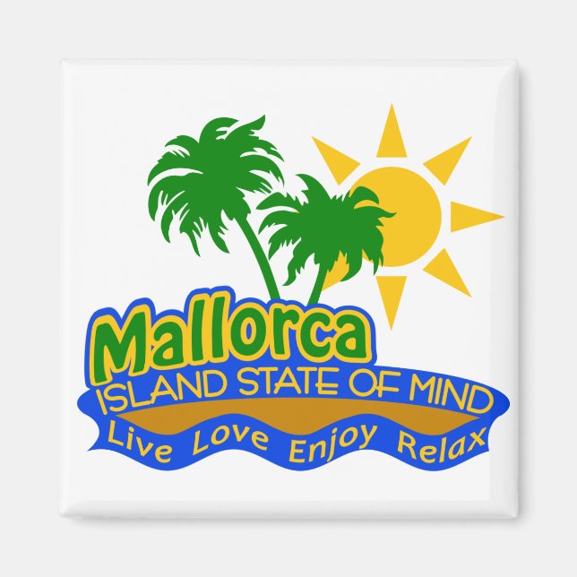 Mallorca State of Mind magnet (Front)