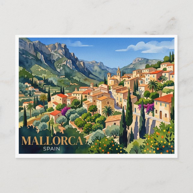 Mallorca Valldemossa Spain Postcard (Front)