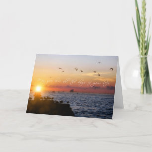 MALLORY SQUARE SUNSET Greeting Card
