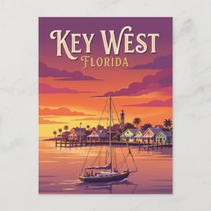 Mallory Square USA Postcard
