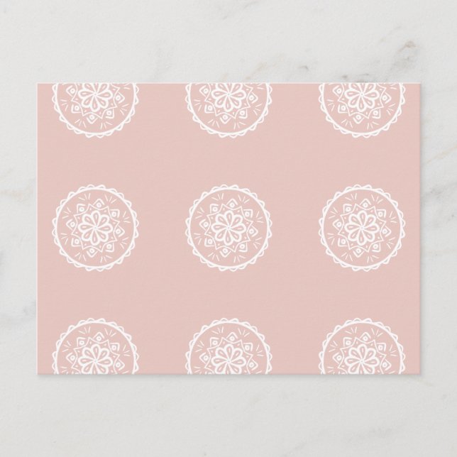 Mallow Mandala Postcard (Front)