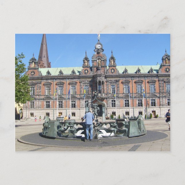 Malmö Sweden - City Hall Postcard (Front)