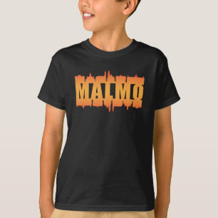 Malmo Sweden City Skyline Cityscape Gift Idea T-Shirt
