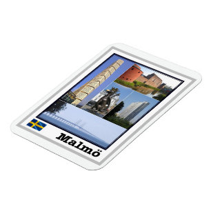 Malmö - Sweden - Mosaic - Magnet
