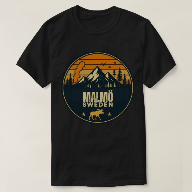 Malmö, Sweden Sverige T-Shirt (Design Front)