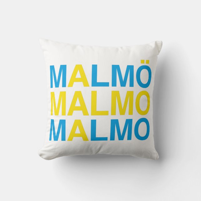 MALMO Swedish Flag Cushion (Front)