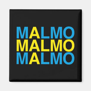 MALMO Swedish Flag Magnet