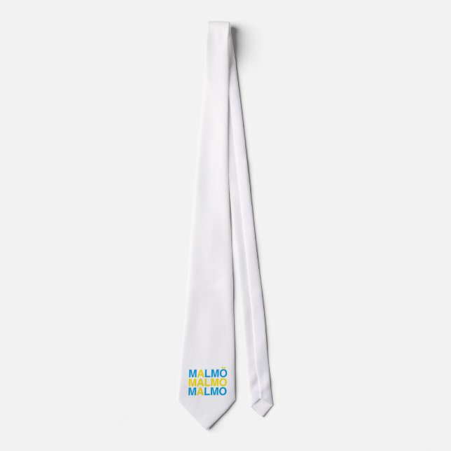 MALMO Swedish Flag Tie (Front)