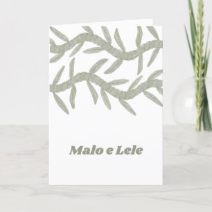Malo e Lele Thank You Card