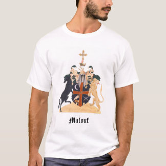 Maloof Crest editable text T-Shirt