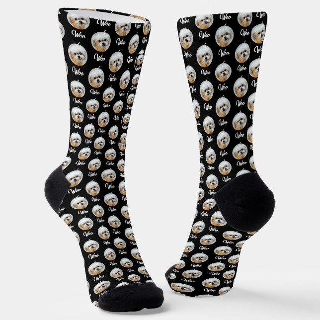 Malshi Black Socks (Angled)