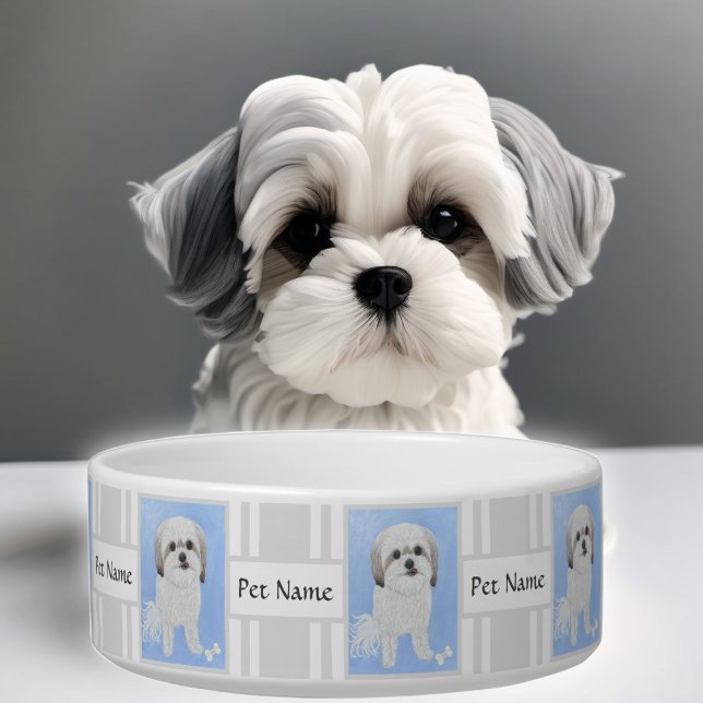 Malshi Dog Bowl with Customisable Text (Creator Uploaded)