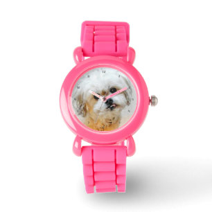 Malshi Dog Pink Watch