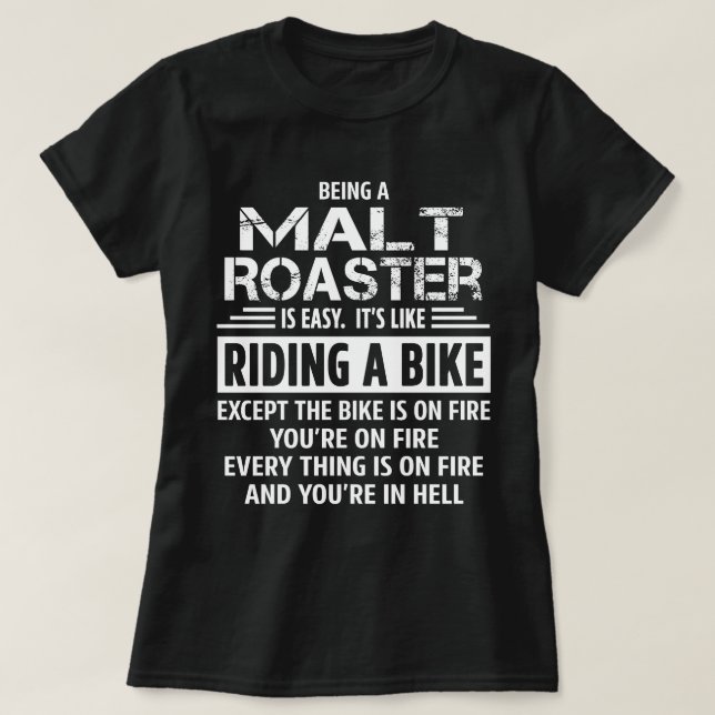 Malt Roaster T-Shirt (Design Front)