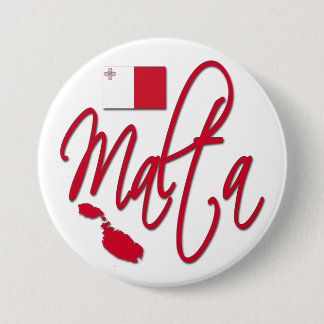 Malta 7.5 Cm Round Badge