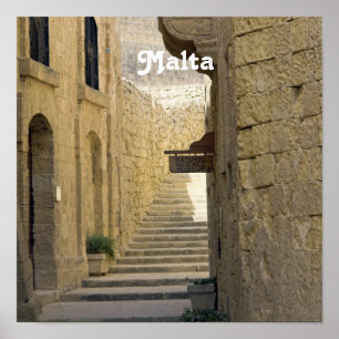 Malta Alleys Poster