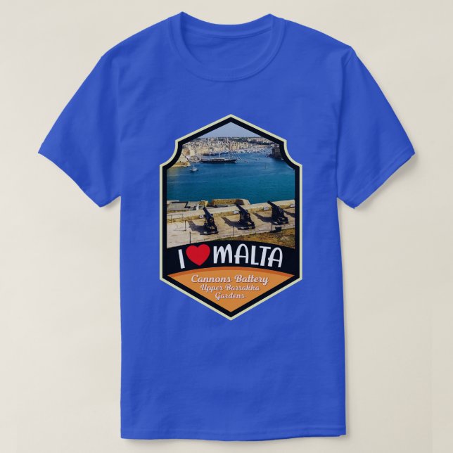 Malta Cannons Battery T-Shirt (Design Front)