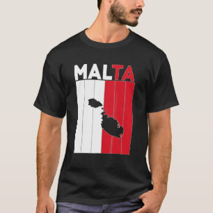 Malta Country Borders T-Shirt