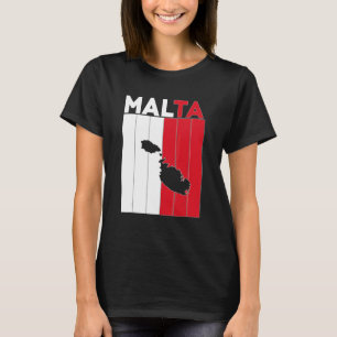 Malta Country Borders T-Shirt