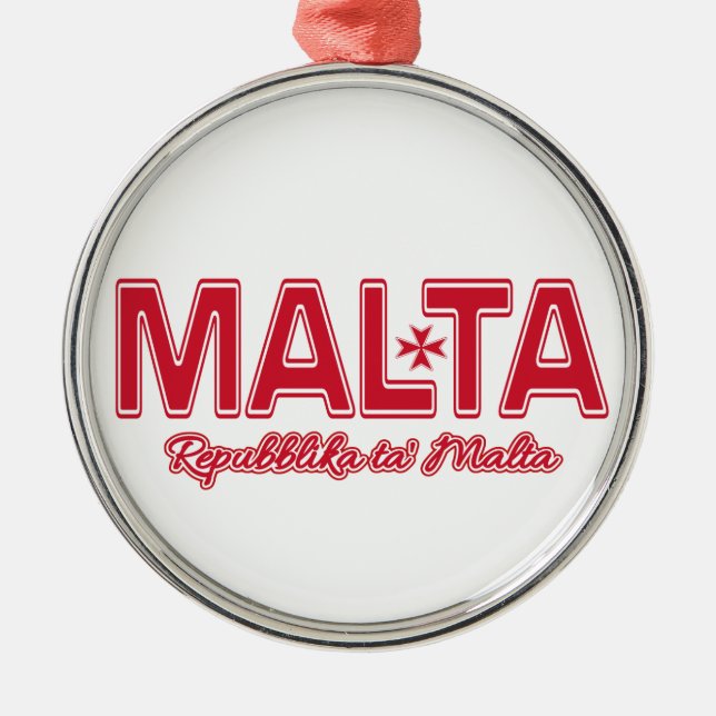 MALTA custom ornament (Front)
