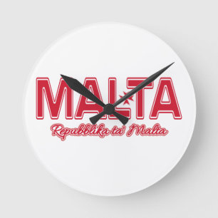 MALTA custom wall clock