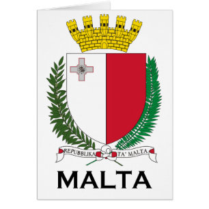 MALTA - emblem/coat of arms/symbol/flag