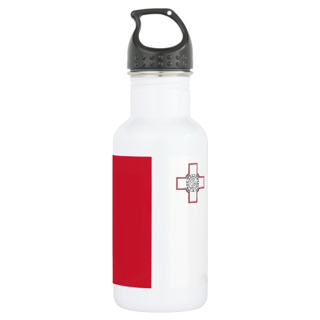 Malta Flag 532 Ml Water Bottle (Back)